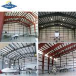 Custom Electric Door Q235 Steel Structure Hangar Prefabricated Gb Standard
