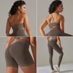 Seamless yoga pants buttocks breathable yoga clothes tight high-waisted sports