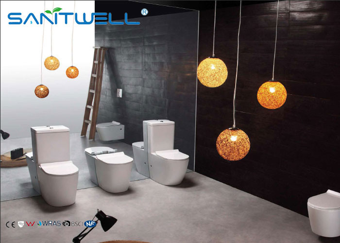 Modern floor mounted Washdown Toilet bathroom ceramic s trap wc