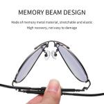 Men Women Metal Aviator Sunglasses Super Elastic Memory Metal