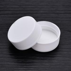 Quality 40mm Ribbed Detergent Bottle Plastic Screw Cap Customized Logo wholesale