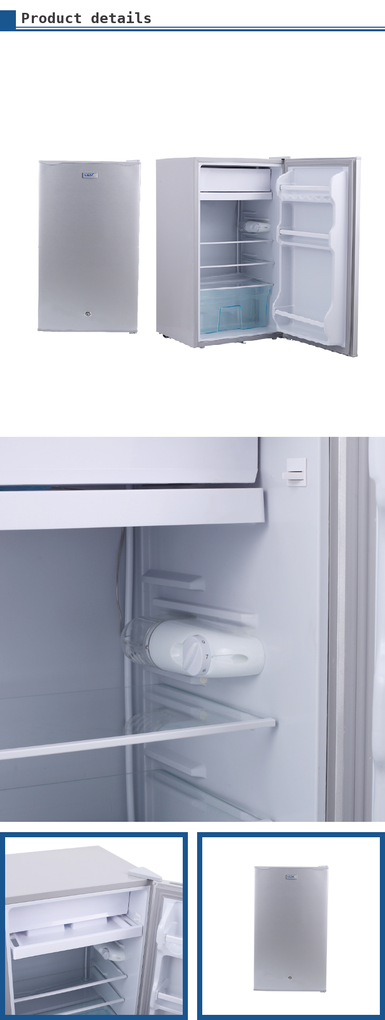 90L Compressor Car Refrigerator With Digital Display And Temperature Control