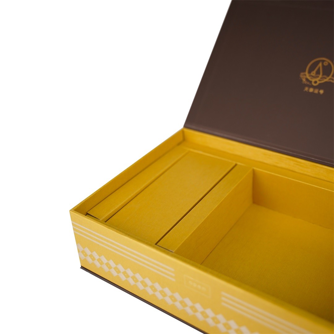Luxury Custom Cardboard Gift Packaging For Tea Box Tea Storage Packaging Box with Inner Tray