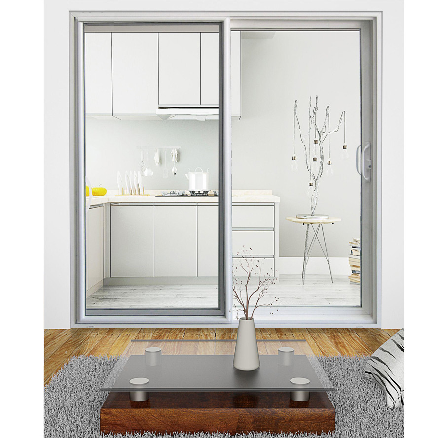 Bifold Vinyl Plastic Sash Windows Coloured Upvc Windows Tempered Glass