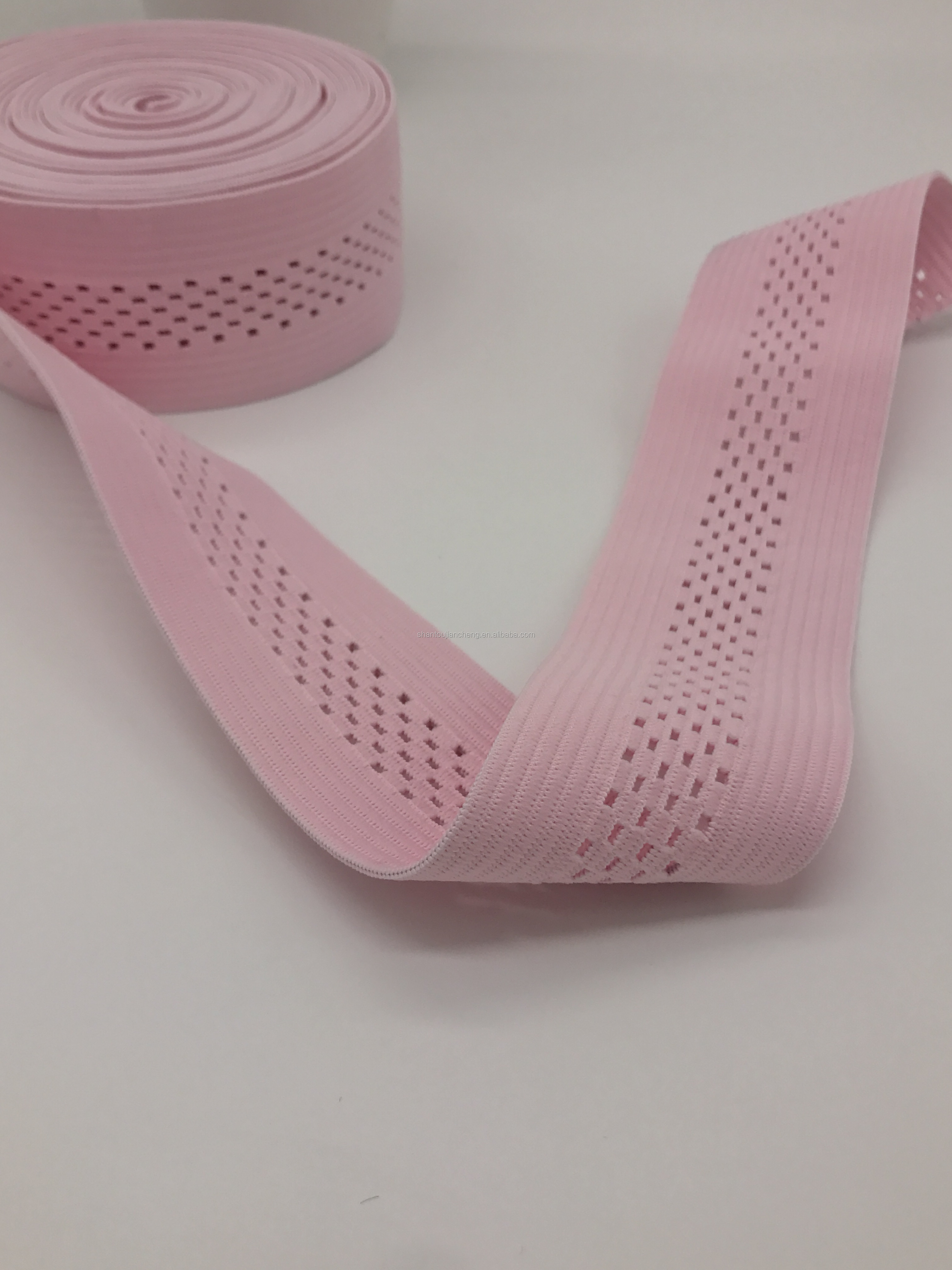 Polyester elastic band mesh webbing breathable strong elastic band for belly band