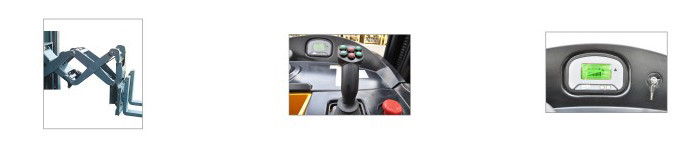 Full Electric Power Narrow Aisle Reach Truck , Narrow Aisle Straddle Truck High Speed