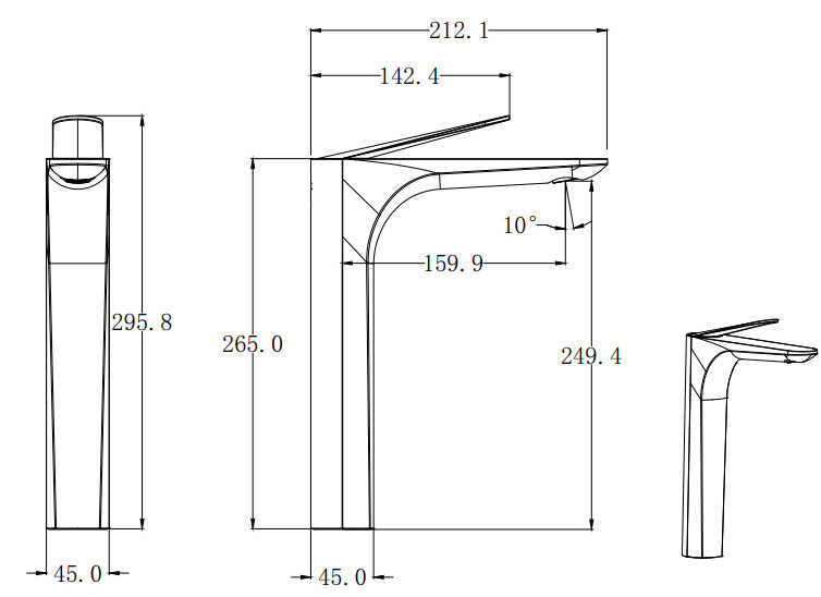 45mm Base 250cm Brass Basin Faucet Ceramic 35 Antique Brass Basin Taps