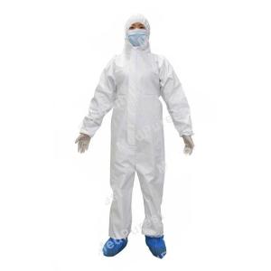 Quality PE PP Coated Non Woven Isolation Gown , Sterile Surgical Isolation Gowns wholesale