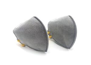Quality Gray Anti Dust Respiratory Face Masks , Protective Face Mask With Nose Clip wholesale