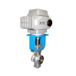 Stainless Steel Straight Through Type Tiny Flow Electric Regulating Ball Valve