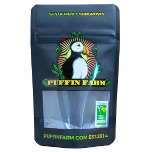 Quality sea salt bag black matte stand up barrier pouch with zipper window food grade flexible packaging bags wholesale