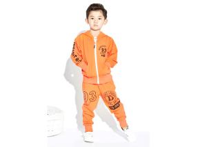 Quality Casual Kids Boys Clothes Boys Sports Wear Sets Fully Zipper With Long Length Pants wholesale