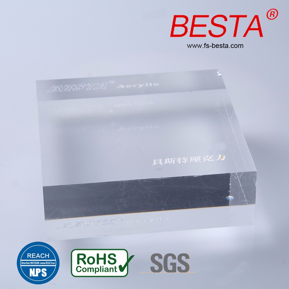 2-120mm Clear Frosted Acrylic Sheet Cut To Size Iridescent Fluorescent Plastic Sheet