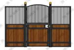 Bamboo Front 2.2m Height Horse Stall Panels