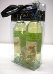 clear carrier bags for wine bottles