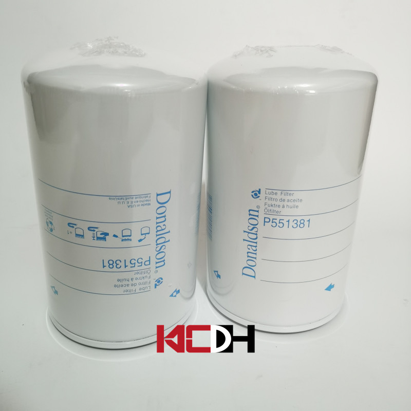 Excavator Engine Parts P551381 Generator Oil Filter Element For Truck