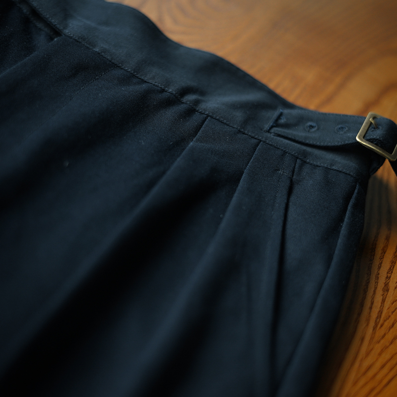 Spring and Summer Business Trousers Retro Italian Style Loose Straight Fit 100% Cotton