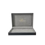 Custom leatherette paper jewelry packaging box