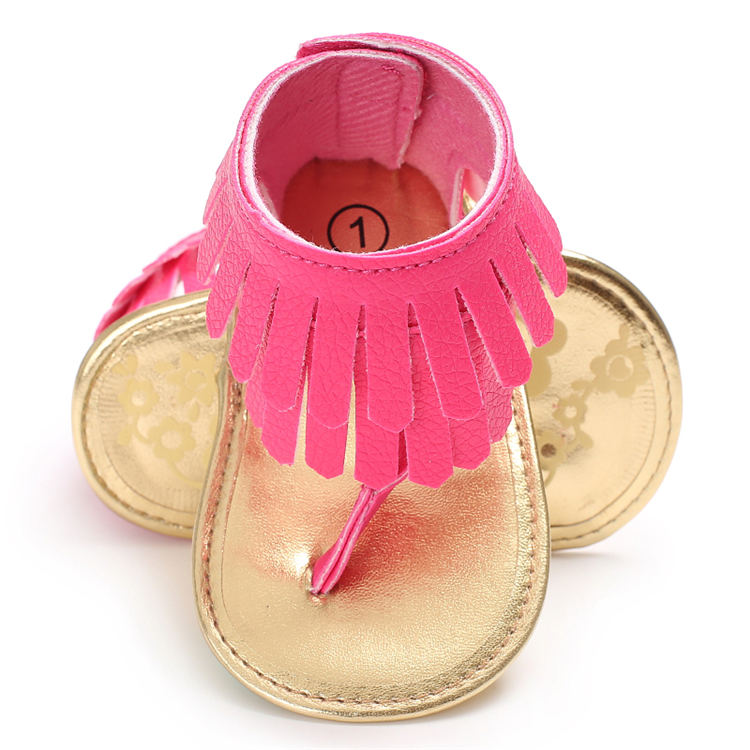 New fashion high quality infant Canvas Tassel First walker PU baby shoes for Boy and Girl