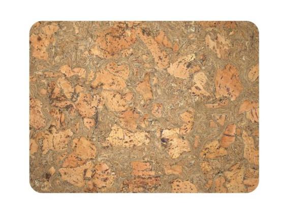 60x45cm Natural Cork Pad Bathroom Mat Antislip Wearproof Radius Corners