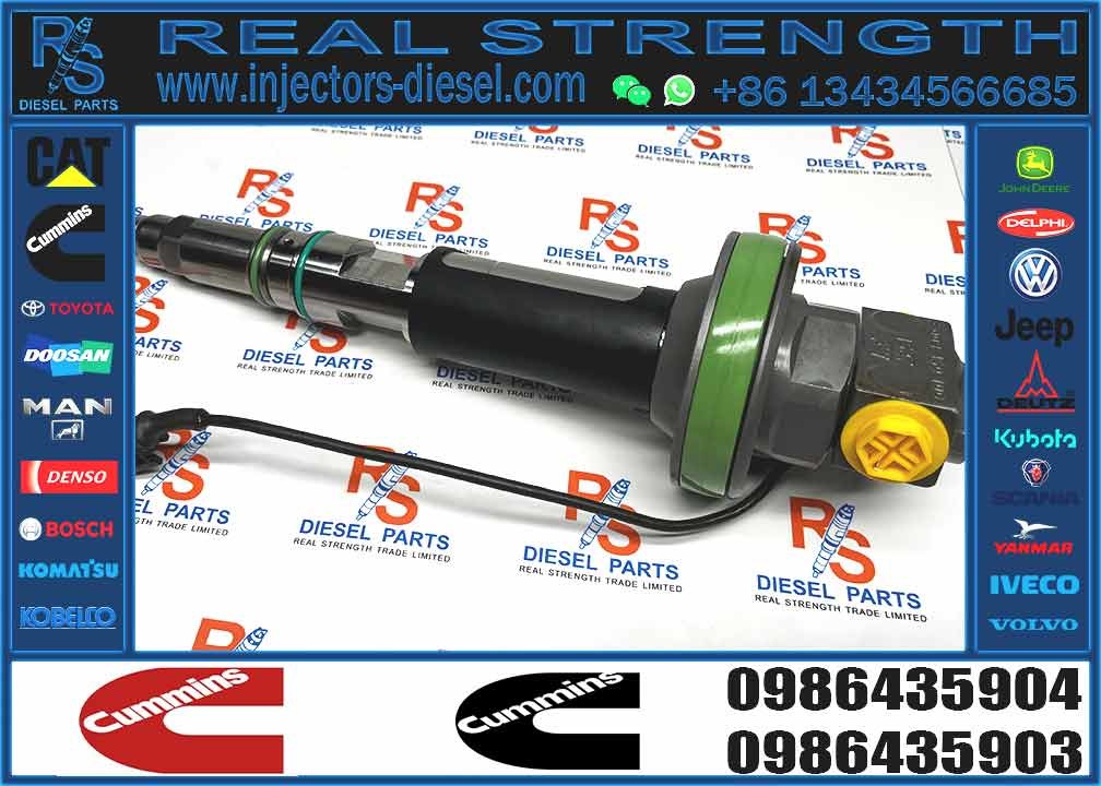 New Common Rail Diesel Fuel Injector 0986435903 For Cummins QSK19 QSK38 QSK60 0986435901 F00BJ00006