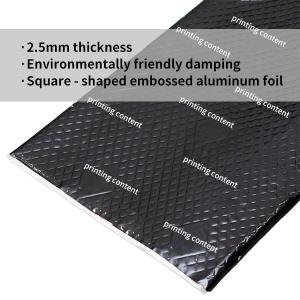 Quality 2.5mm automobile sound insulation / rhombus embossed aluminum foil / Anti Vibration Mat wholesale