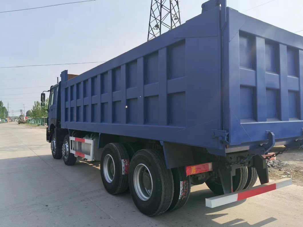 Different Colors blue Right-Hand Drive Sinotruk HOWO 8*4 Dump Truck Secondhand Truck