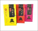 Block bottom bag, stand up pouch with flat bottom for food packaging