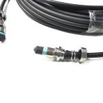 Outdoor waterproof 24 fibre OM4 MPO MTP Connector Patch Cable