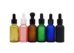Empty Glass Dropper Bottle Various Colors Essential Oil Bottle With Different