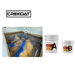 Seamless UV Resistant Clear Coating / Epoxy Coating 3mm Cleanable
