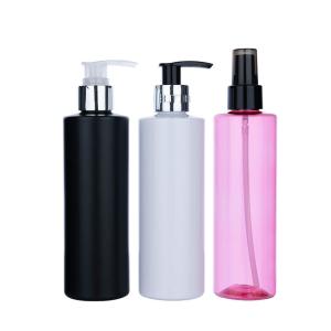Quality Fine Mist Plastic Trigger Sprayer Bottles 250ml Sleek Black Opaque White wholesale