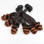 Grade 7A Virgin Hair Weft Loose Wave Ombre Color Brazilian Hair With Factory