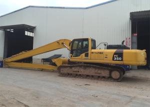 Quality High Security Excavator Long Boom For Komatsu PC350 With 21 Meters And 4 Ton Counterweight wholesale