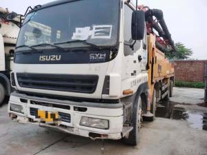 Quality Second Hand 46 Meter Putzmeister Semi-Dry Shotcrete Concrete Pump Truck Total Weight wholesale