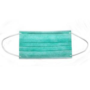 Quality Breathable Green Non Woven Surgical Mask in Operation Virus Liquid Protection wholesale