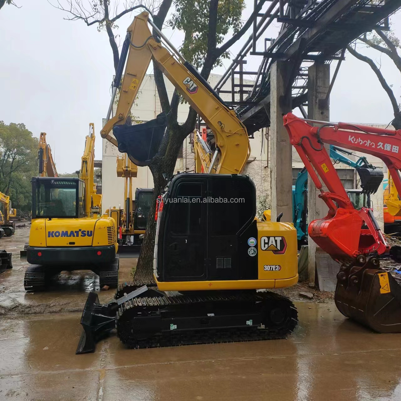 Mini Used CAT 307D Excavator Hydraulic Crawler Small Caterpillar Excavator 7Ton Good Condition Construction Cheap Digger