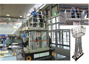 Quality Four Mast Scissor Lift Work Platform Self Propelled 10m For Office Buildings wholesale