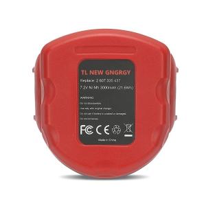 Quality Rechargeable 3.0mAh Bosch 7.2 V Battery Ni-CD Ni-MH 2 607 335 437 , 2 607 335 587 wholesale