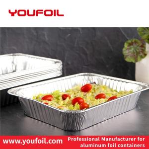 Quality Wrinkle Wall Disposable Aluminum Foil Container For Fast Food wholesale