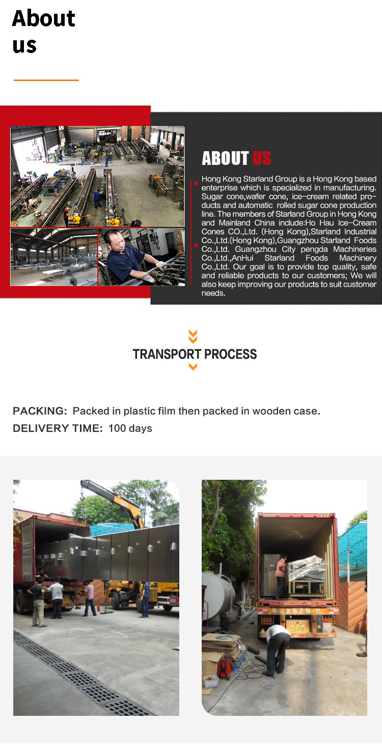 Automatic Two-Color Installation And Debugging Sugar Cone Products Production Equipment.