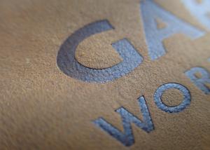Custom Embossed Leather Patches Brand Name Tan Color Genuines For Jeans