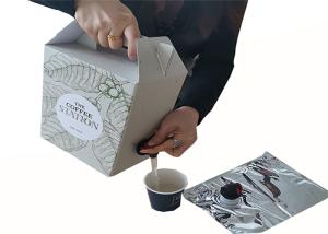 Quality OEM 1L / 2L / 3L Coffee Juice Wine Liquid BIB Bag In Box Dispenser With Handle And Spigot wholesale