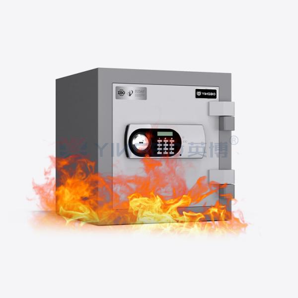 Cheap Solid Steel Fireproof Safe Box Dual Alarm System Height 420mm for sale