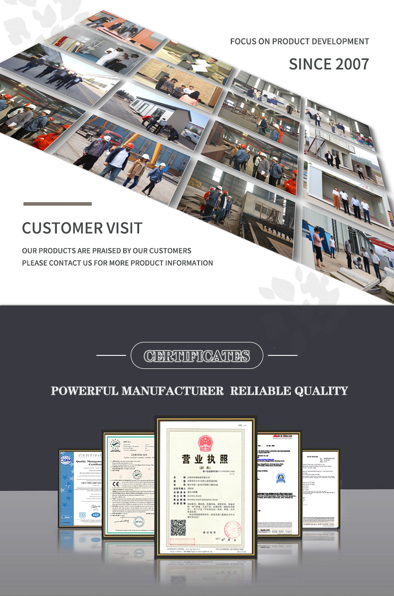 Fast Assembly Sandwich Panel Container House Movable For Labor Camp