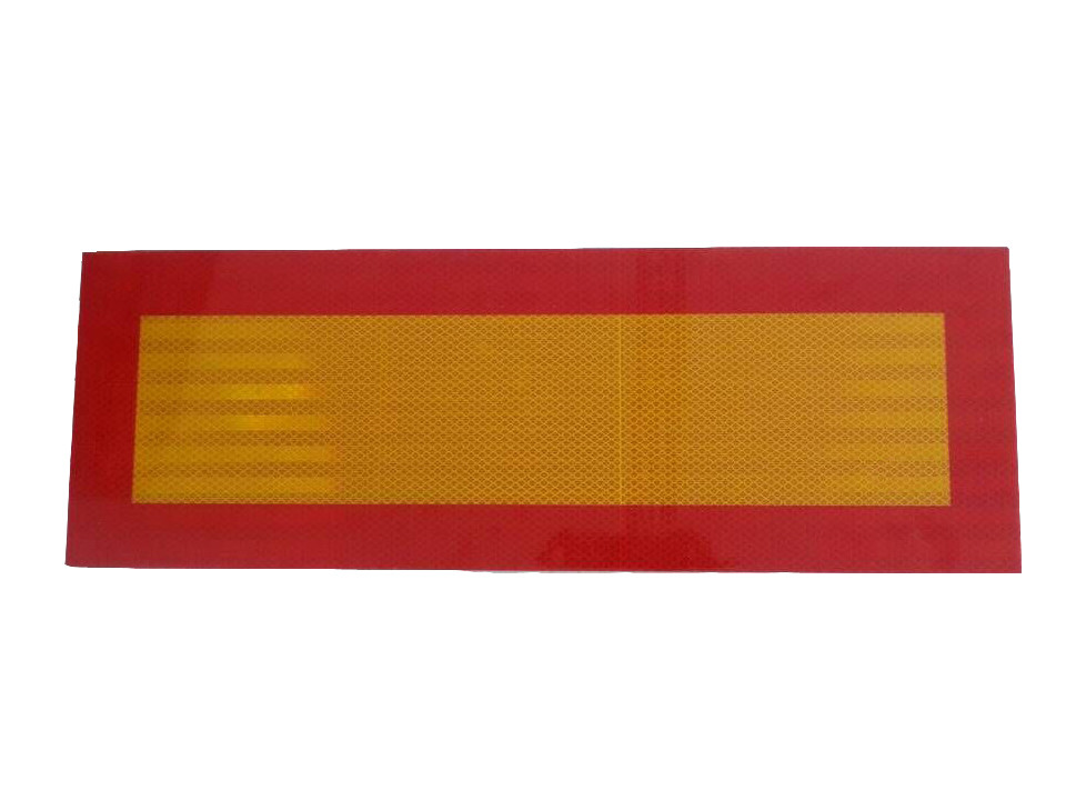 Acrylic Rear Reflective Plate Sticks Heavy Vehicle For Rear Reflective Marker Board