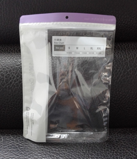 Custom Printed OPP/ CPP Cheap Plastic Zipper bag for Garment/Cloth Packing