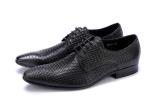 All Woven Bright Genuine Mens Leather Dress Shoes , Leather Oxfords Shoes For