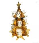 Christmas 3 Tier Cake Cardboard Paper Cupcake Tower Stand