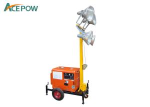 Quality 4 Wheels 7m 1 Phase 5KVA Lighting Tower Generator wholesale